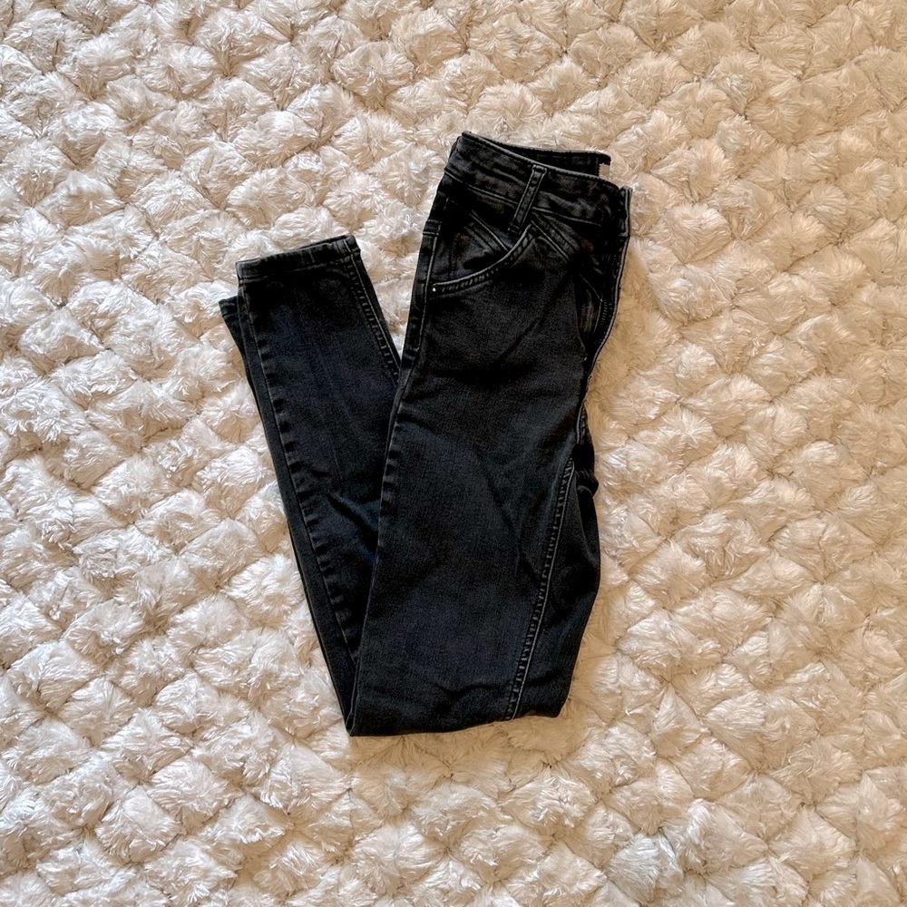 We The Free by Free People, black distressed jeans. Size 26